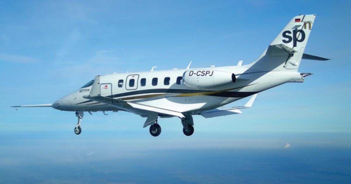Flight testing of Grob’s SPn was well under way when the company was declared insolvent. Reworking the aircraft will allow Daher-Socata to launch a jet sooner.