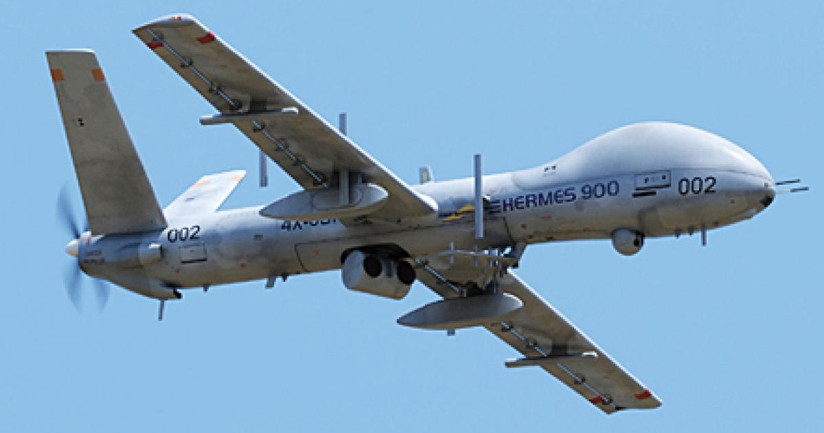 Elbit Systems has secured an order for an unspecified number of Hermes 900s for an unidentified Latin American country.