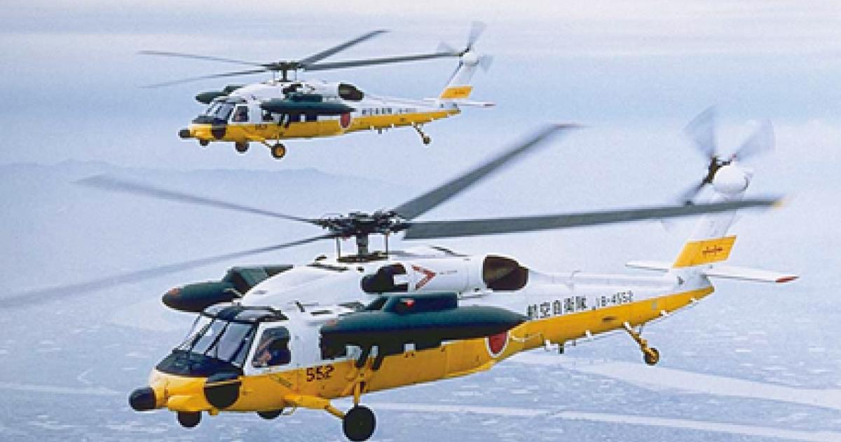 Mitsubishi Heavy Industries will supply 40 license-built Sikorsky UH-60J+s for the Japanese military.