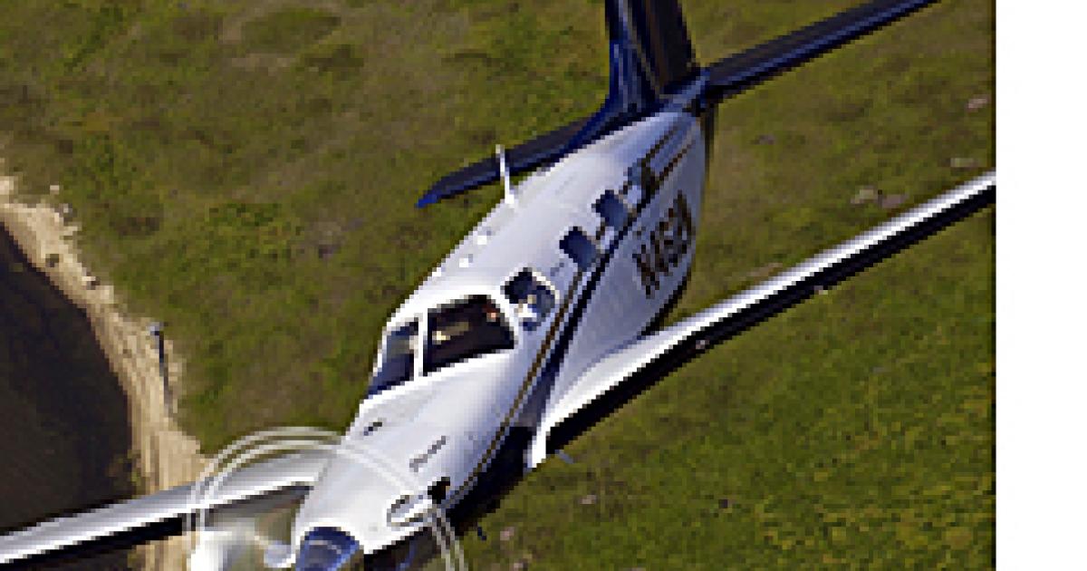 The Piper Meridian turboprop single received approval for unpaved runway operations in late August.