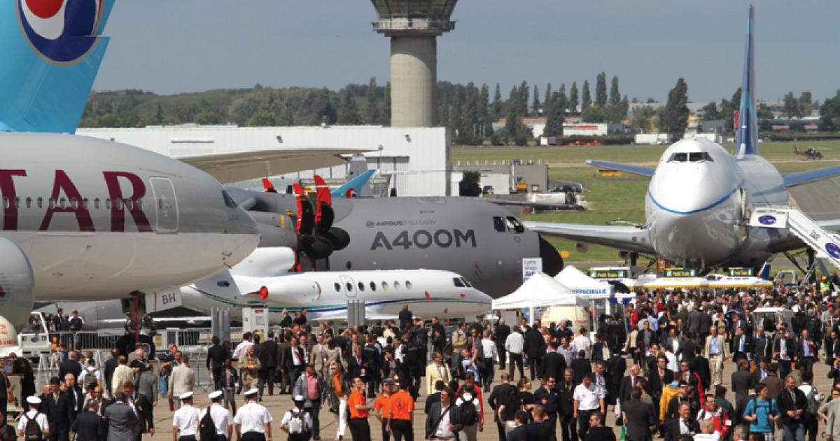 The 2011 Paris Air Show generated record levels of new orders for airliners, boosting industry confidence despite the fact that airlines are still struggling to achieve sustained profitability. (Photo: David McIntosh)