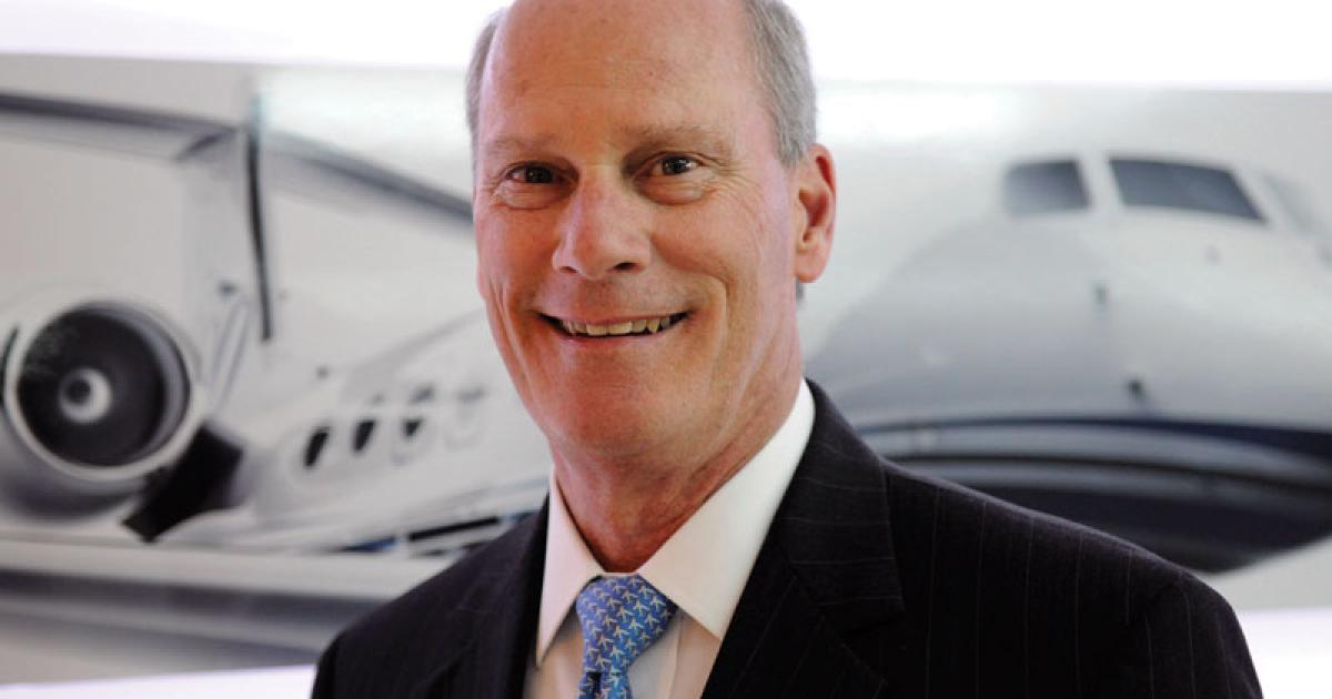 Larry Flynn, president of Gulfstream Aerospace, said unrest in the Middle East has had less impact than expected on sales. He cited the increased support in the region as a contributor to Gulfstream’s success.