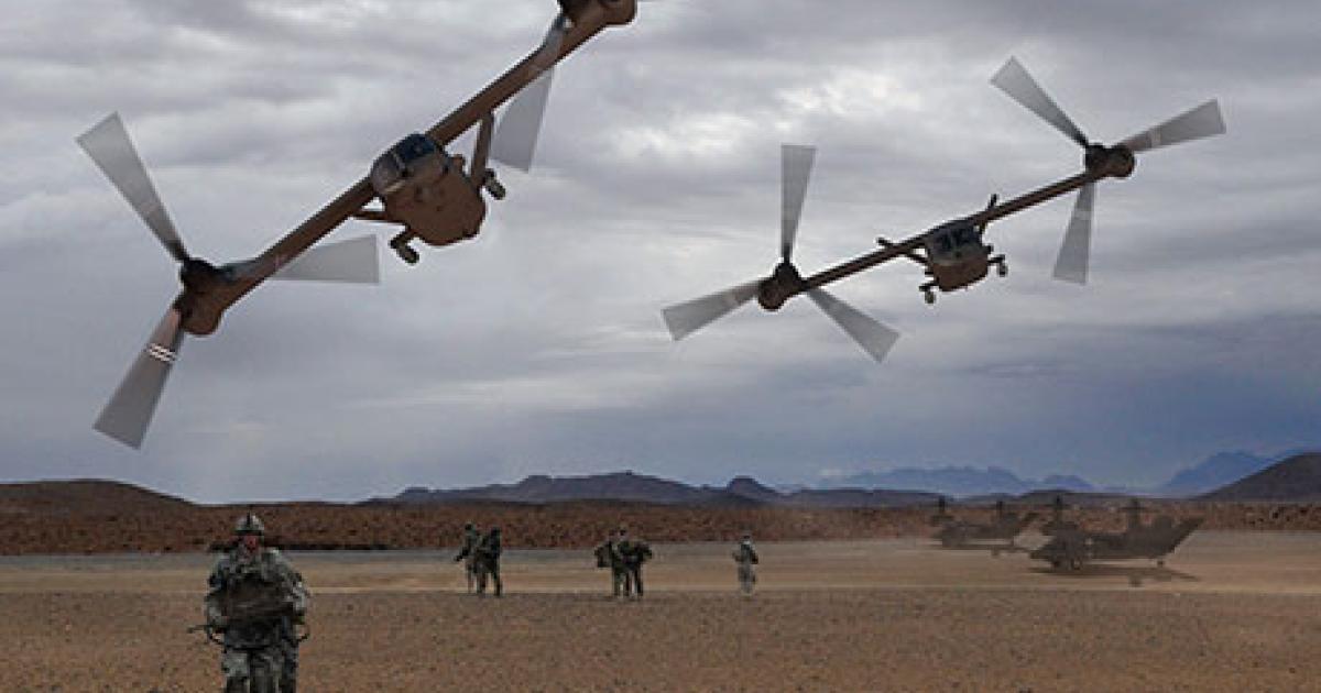 Bell Helicopter Textron is offering its V-280 Valor third-generation tiltrotor for the U.S. Army’s joint multi-role technology demonstration. (Image: Bell Helicopter)