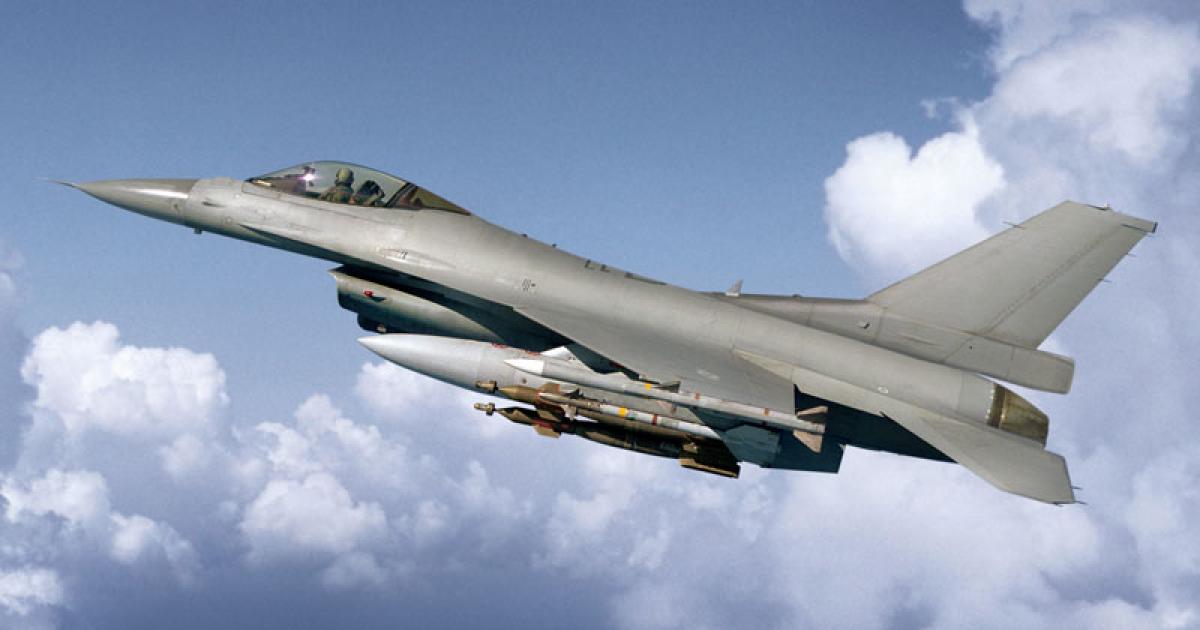 The Iraqi government has requested a second batch of 18 F-16IQs. The contract would extend production of the evergreen fighter into 2014. (Photo: Lockheed Martin)