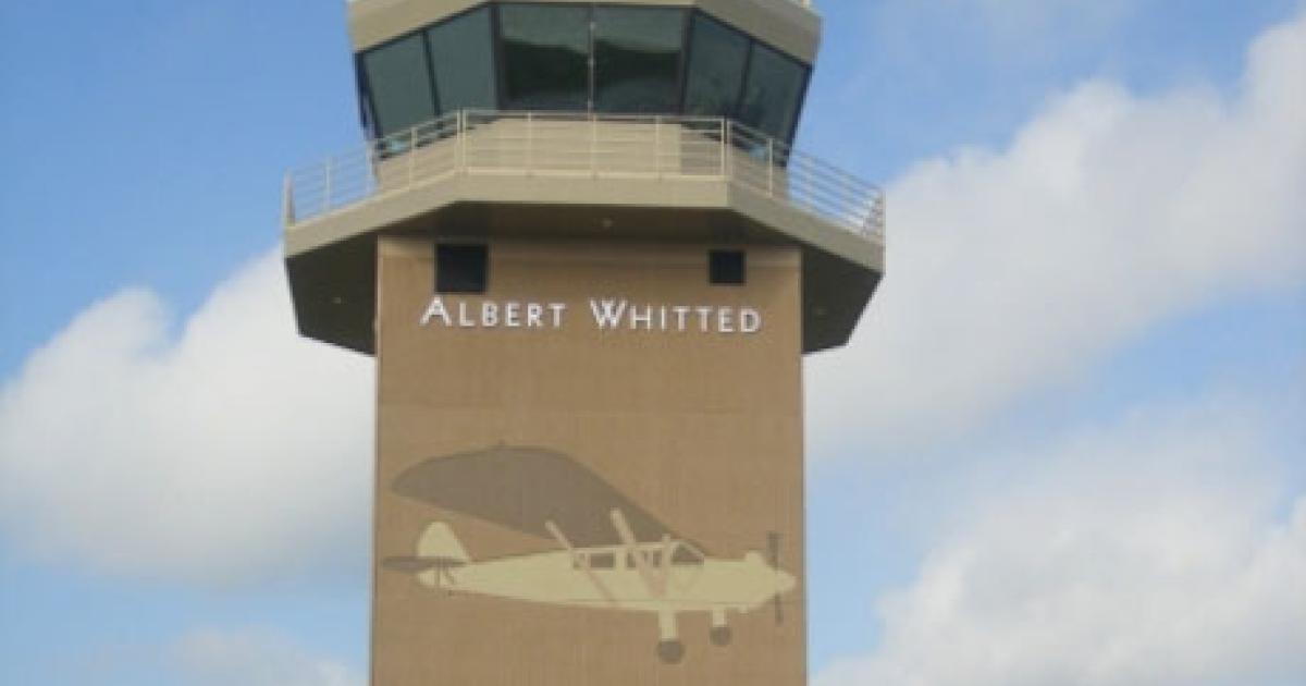This tower at Albert Whitted Airport in St. Petersburg, Fla., is one of 238 that could close under cost-cutting at the FAA caused by the budget sequester. The FAA will release a finalized closure list on March 22 and then close affected towers on or about April 7. (Photo: City of St. Petersburg)