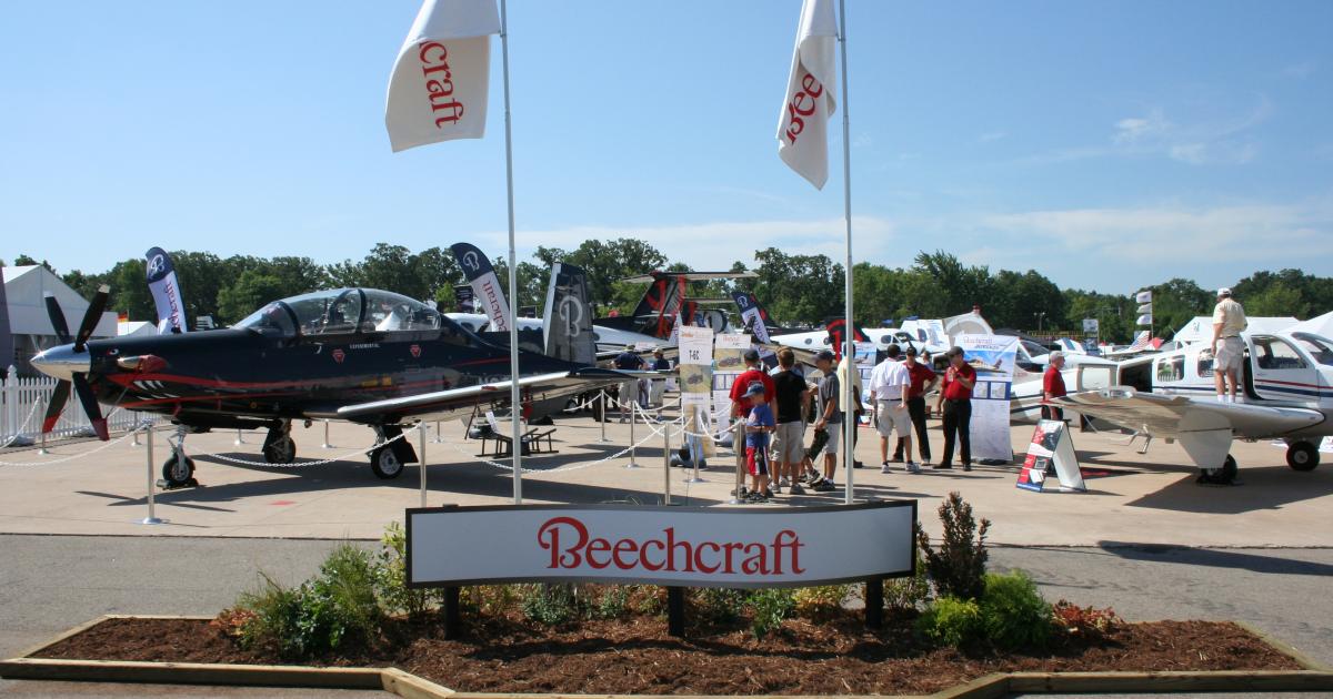 With its official emergence from bankruptcy today, the new Beechcraft Corp. returns to the roots planted by founders Walter and Olive Ann Beech in 1932. Along with dropping "Hawker" from its name, it also shut down all of its jet lines, leaving Beechcraft with a portfolio that includes King Air turboprop twins; T-6 military trainer and AT-6 light attack derivative; and Bonanza and Baron pistons.