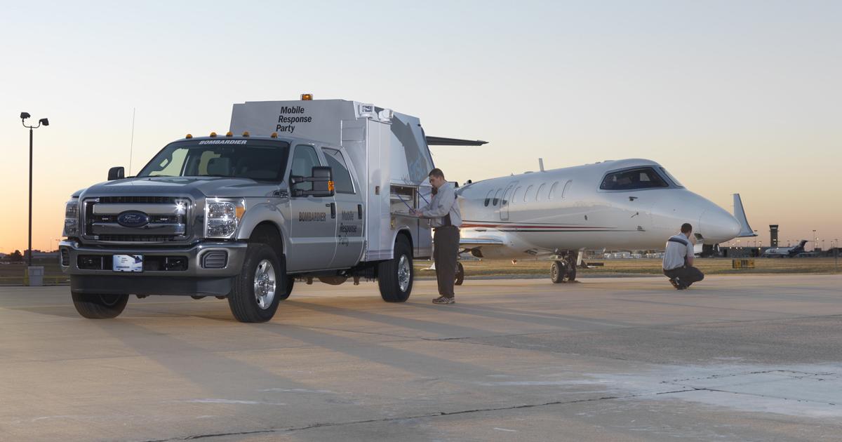 Bombardier will deploy mobile response parties to seven regions over the next two months.