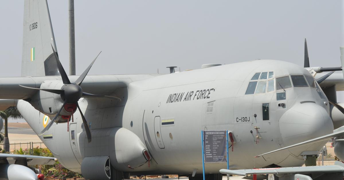 Rolls-Royce is hopeful of supply more AE2100D3 engines to power an anticipated new batch of C130J transport for the Indian Air Force. [Photo: Vladimir Karnozov.]