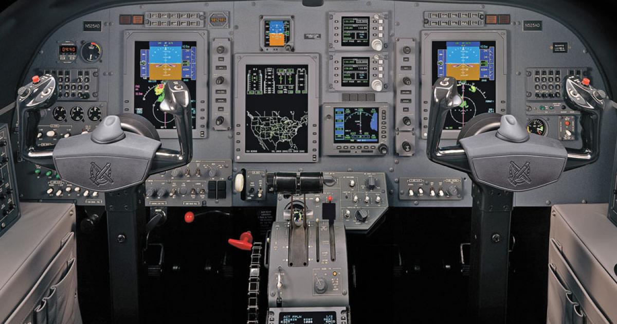 Frasca has stepped up to level-D full-motion simulators, building its first for the Cessna CJ1+. It also has expanded in the international marketplace, delivering eight flight-training devices to three training academies in China. 