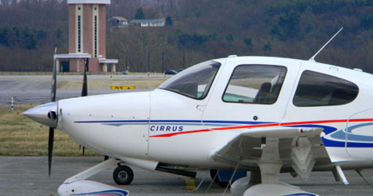 The tower at Frederick Municipal Airport in western Maryland is one of the contract towers on the FAA's closure list. The tower was built with $5.3 million in federal stimulus money and occasionally handles Marine Corps presidential helicopters if the weather at nearby Camp David is bad. (Photo: Bill Carey)