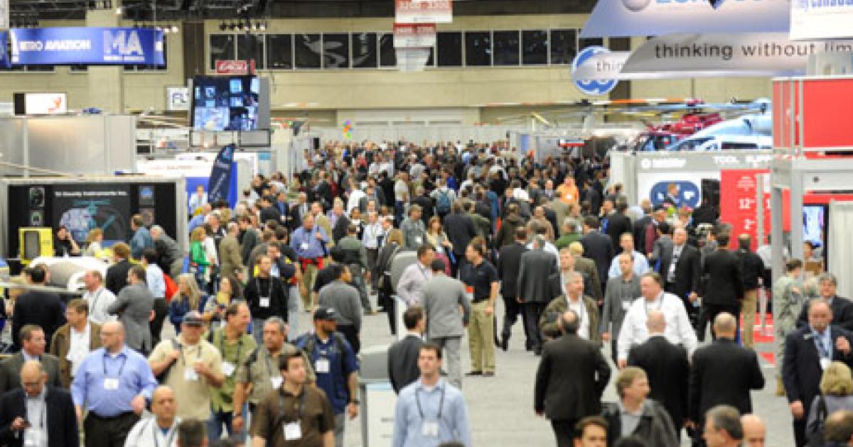 HAI expects some 20,000 visitors to this year’s Heli-Expo in Las Vegas for four days of networking, learning and buying. (Photo: Bill Bernstein)