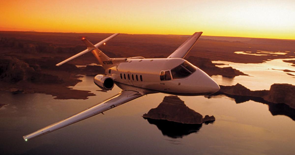 The Hawker 750 comes from the same rugged heritage as the 50-year-old 125 Series of jets and offers good value in the midsized market in terms of factors such as range. 