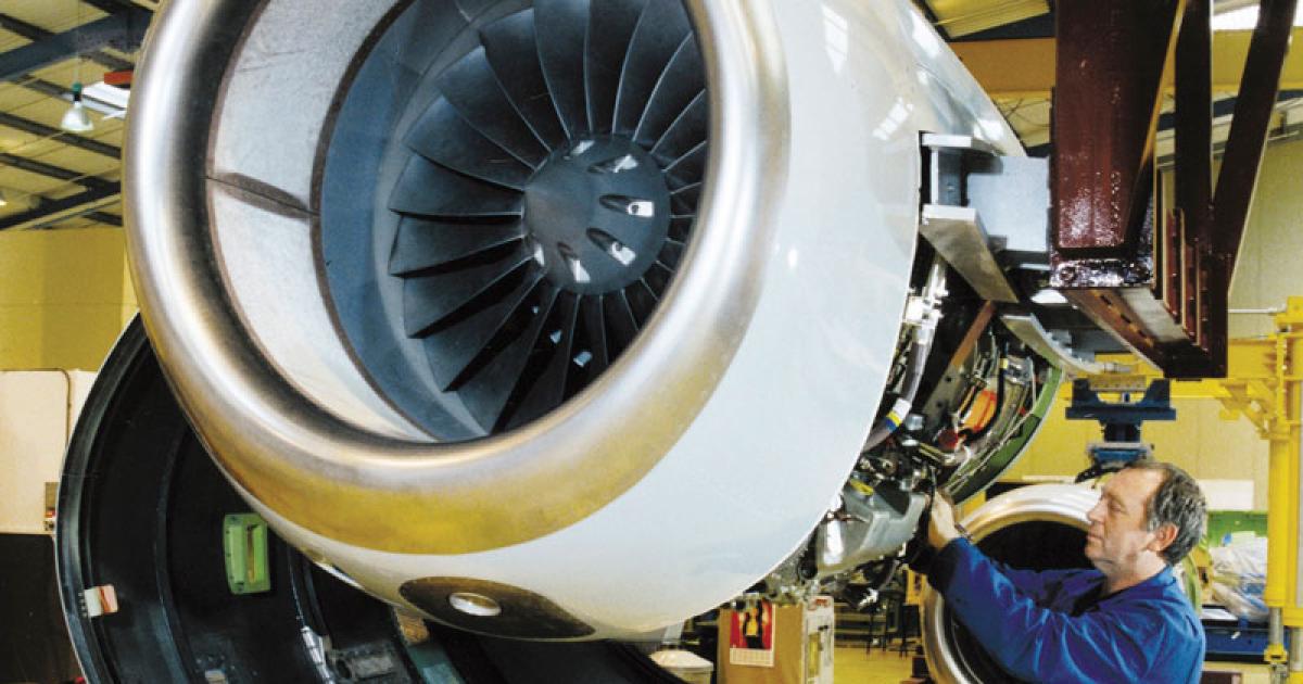GKN manufactures the nacelle system for the Honeywell HTF7000 series engine.
