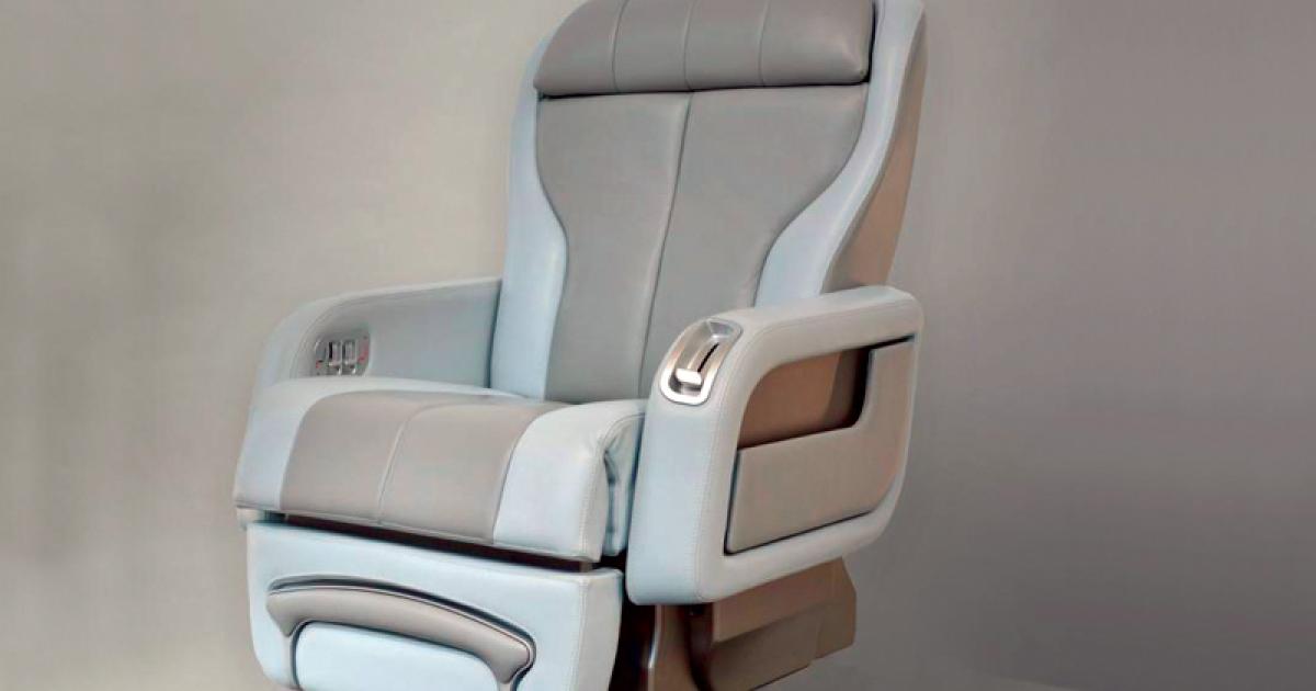 Iacobucci made its first foray into the seat arena NBAA with the introduction of a model created in collaboration with BMW Group DesignworksUSA of Newbury Park, Calif. 