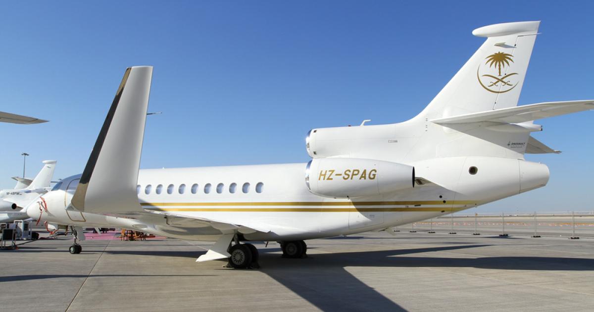 Saudia Private Aviation operates four Dassault Falcon 7Xs and will open the Kingdom’s largest FBO in January.