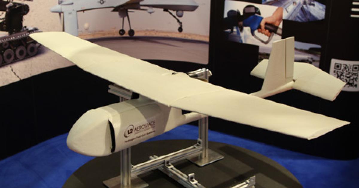 L2 Aerospace has received an Aerovironment RQ-11 Raven on loan from the U.S. government to use as a demonstrator to further develop its hydrogen storage technology for small, fuel-cell-powered unmanned aircraft systems.