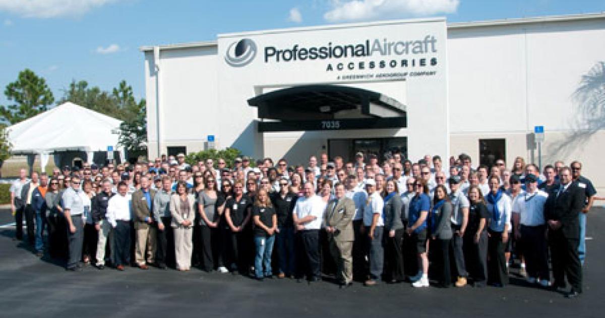 Professional Aircraft Accessories recently completed a 20,000-sq-ft expansion and formerly reopened the facility.