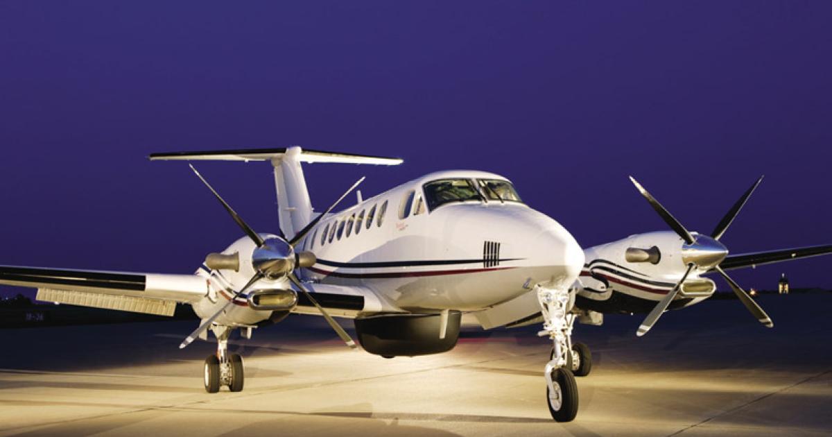 The King Air 350ER will serve as the platform for the low/medium-altitude airborne reconnaissance systems Boeing is to provide to the U.S. Army.