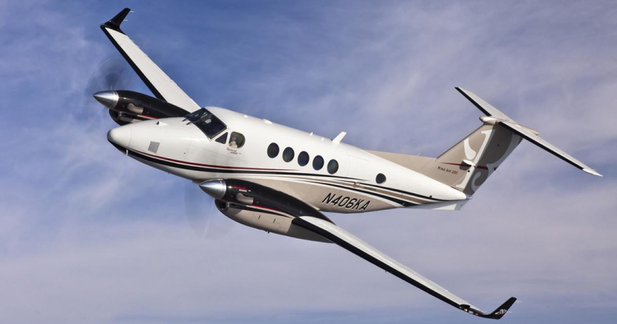 Hawker Beechcraft today reported revenues of $518.8 million for the three months ending September 20, a decrease of $75.9 million from the year-ago period. 