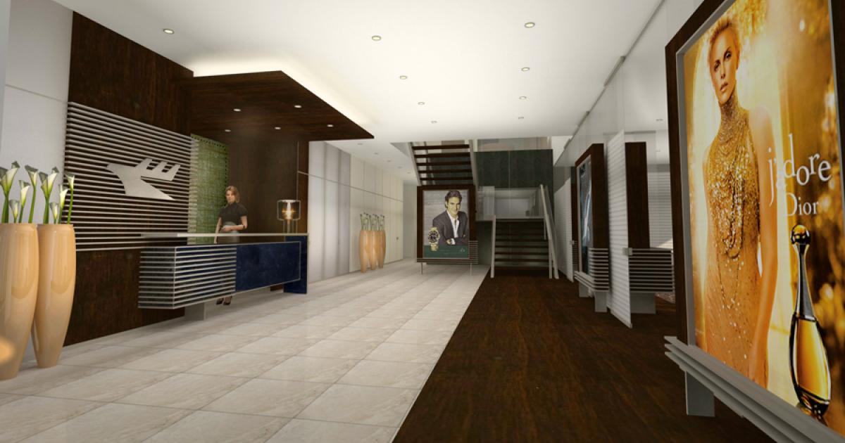 Jet Aviation plans to "harmonize" the look and feel of its worldwide FBO and major MRO facilities by 2015. As part of this effort, the company will integrate the same style of reception desk, surface textures, colors and flooring in the lobby areas of all its FBOs.