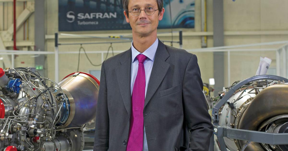 Olivier Andriès,  Turbomeca chairman and CEO