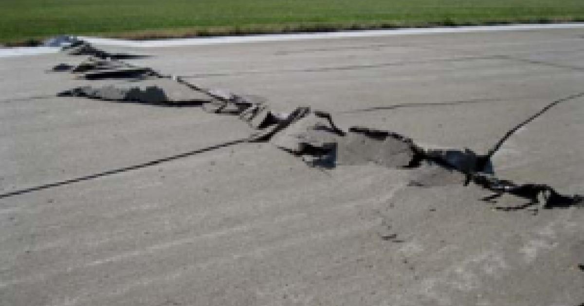 Hot weather can cause serious runway buckling.