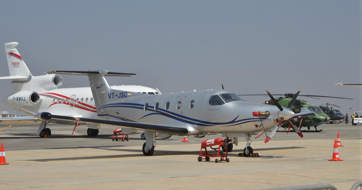 The need for government approval for all business aircraft purchases in India is artificially suppressing growth, according to the country's Business Aircraft Operators Association. [Photo: Vladimir Karnozov.]