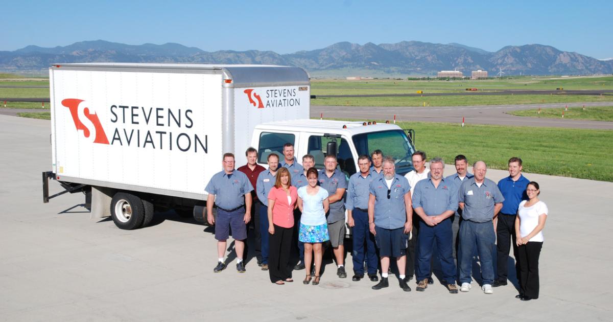 Stevens Aviation has moved into a larger facility at the Rocky Mountain Metropolitan Airport.