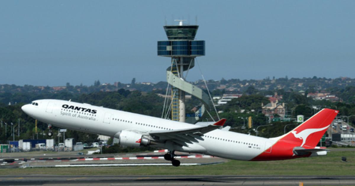 Qantas resumed operations today with a flight from Syndey to Jakarta. (Photo: Qantas)