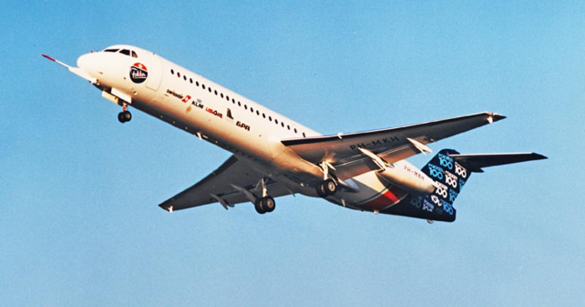 The Dutch government has offered a $27 million loan toward the cost of upgrading the prototype Fokker 100 regional jet to test the feasibility of re-engining and upgrading the design and resuming its production as the NG Aircraft XF100.