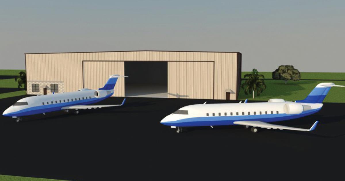 Hernando County Airport plans to build a 32,000-sq-ft hangar and increase ramp space by 1.3 acres. The hangar will accommodate most business aircraft types.