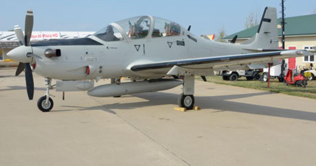 The USAF has selected the A-29 Super Tucano for its light air support program. (Photo: Matt Thurber)