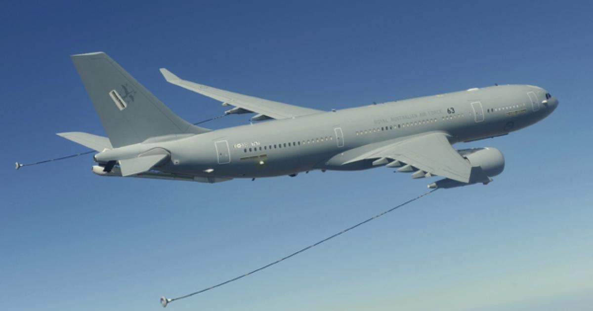 The Royal Australian Air Force is the launch customer for the Airbus Military multi-role transport A330MRTT, Airbus’s contender for the KC-X competition.