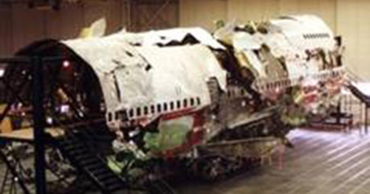 Much of the Boeing 747 was reconstructed during the investigation into the 1996 crash of TWA Flight 800 soon after takeoff from New York’s JFK International Airport.