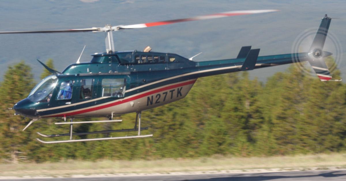 Van Horn, developer of composite main and tail-rotor blades for Bell and MD helicopters, conducted high-altitude performance testing 