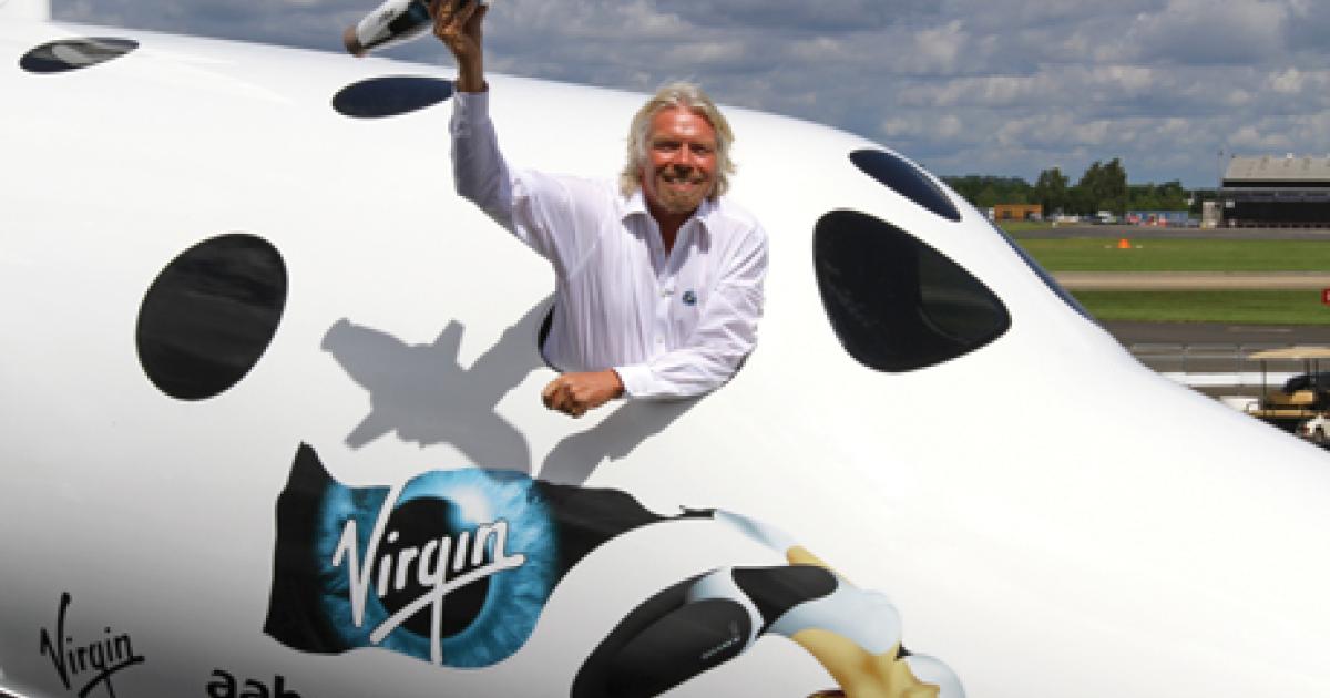 Virgin Galactic founder and CEO Sir Richard Branson believes there is a high demand for private space travel.