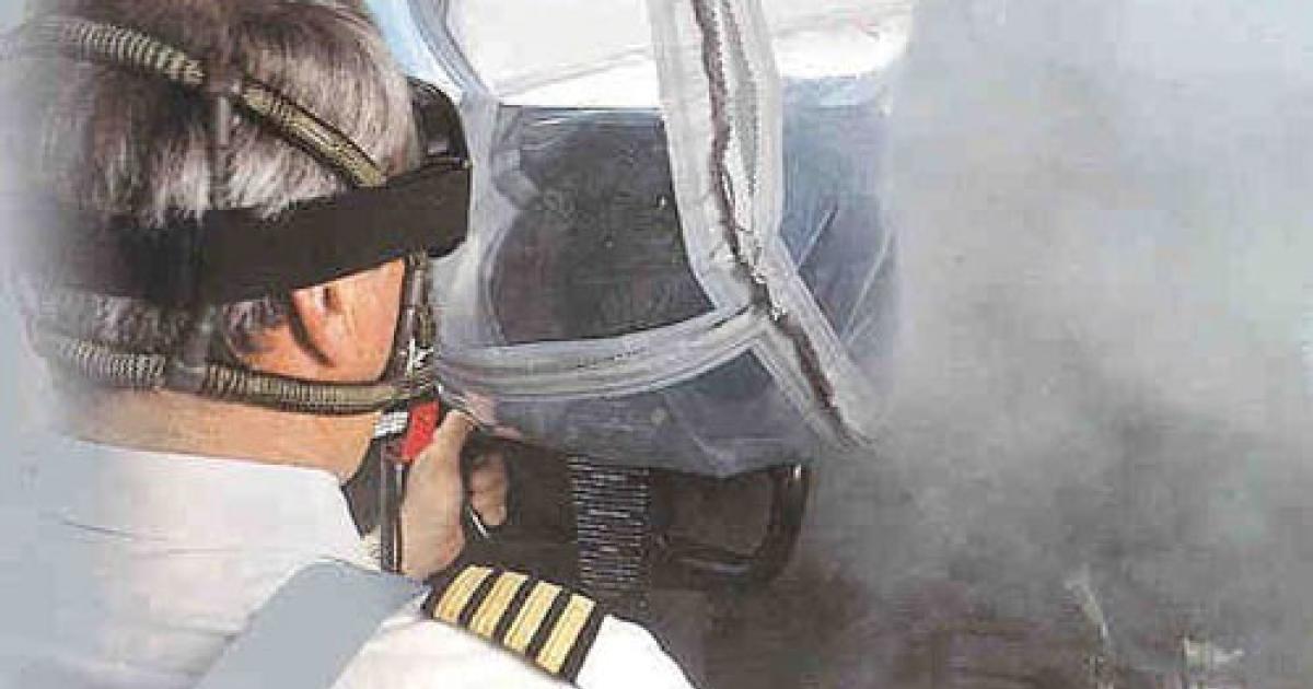 VisionSafe’s EVAS gives pilots a clear view of the aircraft’s instruments. 