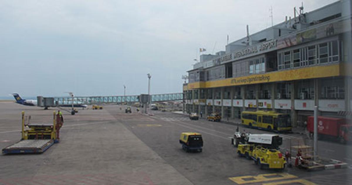 Built in the 1970s, Entebbe International Airport serves as a major gateway to East Africa, but it badly needs investment to meet 21st-century standards. (Photo: Peter Shaw-Smith)