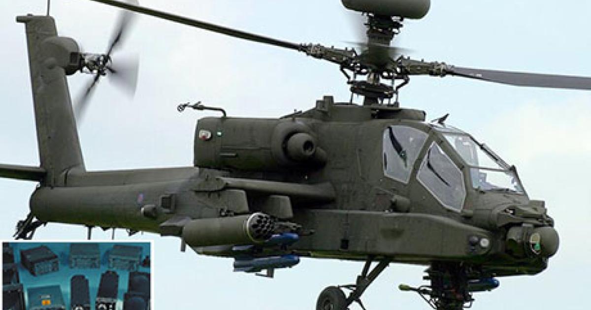 The Hidas defensive system produced by Selex ES equips AH-64D attack helicopters, including those operated by the Kuwait air force (Photos: Selex ES)  