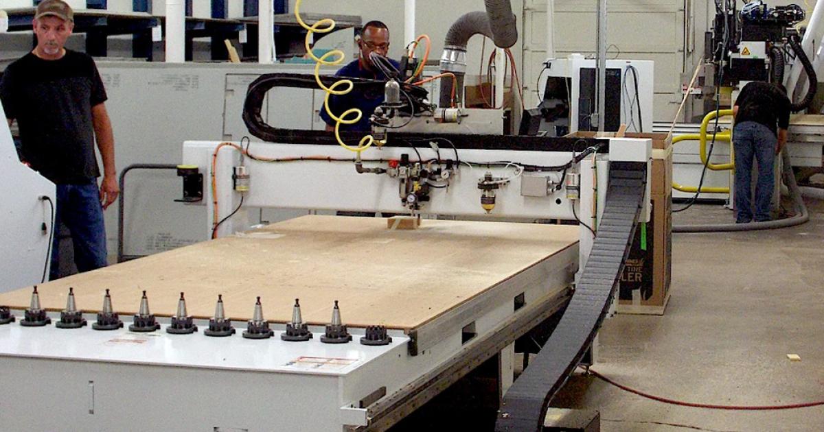 Custom Aircraft Cabinets new multi-purpose router adds to the Little Rock company’s capacity.