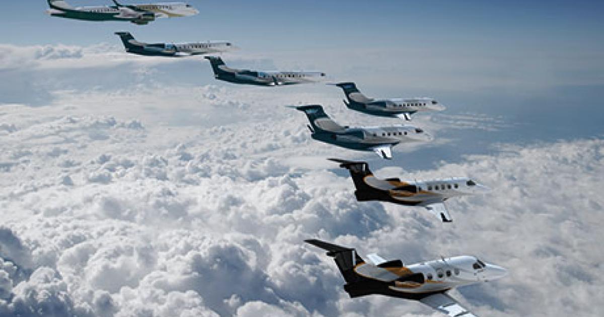 Embraer delivered 41 executive jets in the first half. It expects even more deliveries in the second half of the year, ranging between an estimated 69 on the low side and 79 on the high side. (Photo: Embraer)