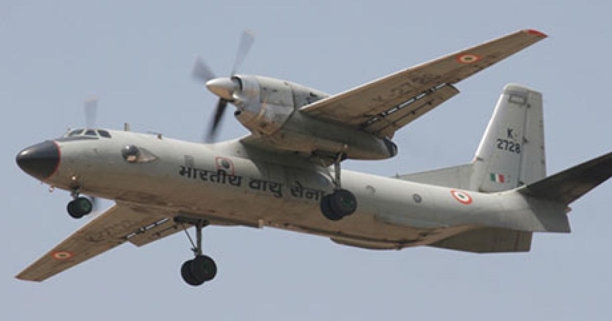 The Indian Air Force operates a fleet of more than 100 Antonov An-32 turboprops (offshoots of the An-26), a possible replacement for the service’s aging Avro/Hawker Siddeley HS.748Ms. (Photo: Antonov)