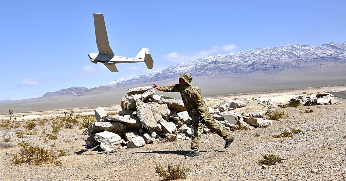 The AeroVironment Puma AE is the first hand-launched UAS to obtain FAA type certification in the restricted category. (Photo: AeroVironment)
