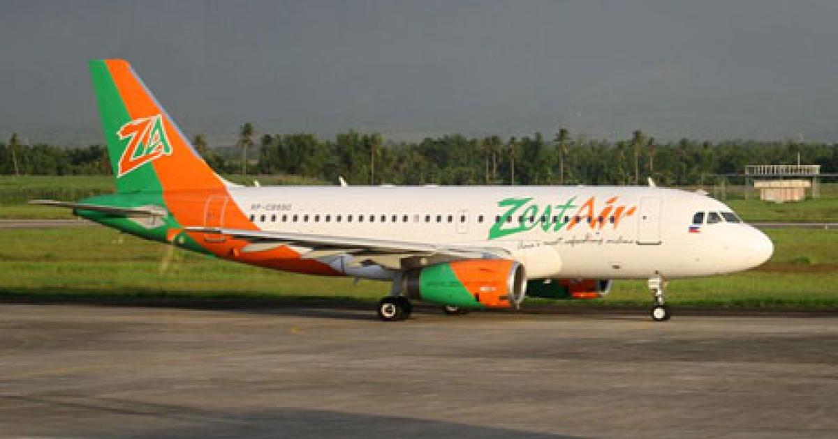 Zest Air’s 11 A320-series narrowbodies have returned to service following reinstatement of its operating license by the Filipino CAA. (Photo: Peter Villamer Sanchez)