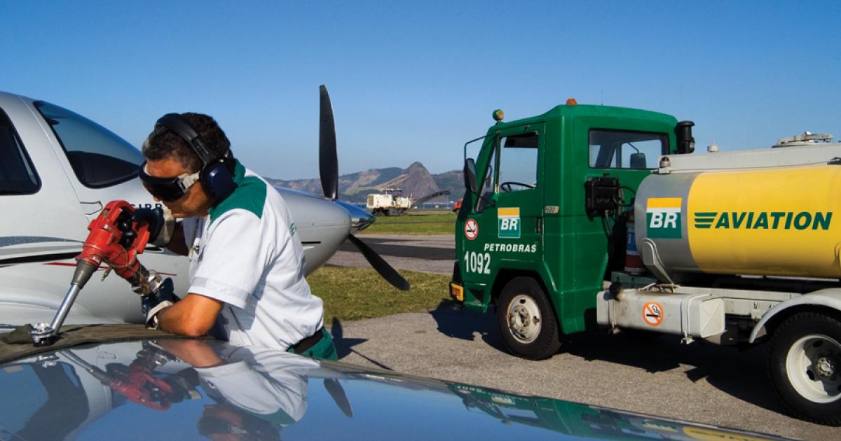 Nearly all aviation fuel in Brazil–both avgas and jet-A–originates from state-backed oil group Petrobras. The Brazilian refiner insists it supplies fuel competitively to business aviation retailers Air BP, Shell and its own subsidiary, BR Aviation.