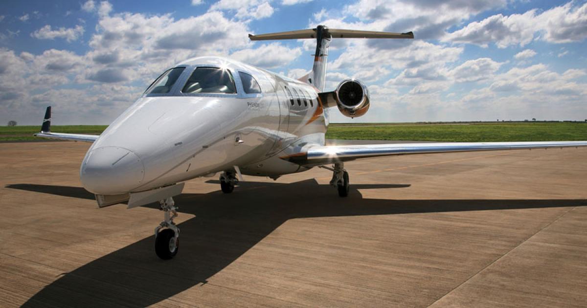 Prime Fraction Club’s fleet includes Embraer’s Phenom 100 and 300 jets, as well as a number of helicopters.