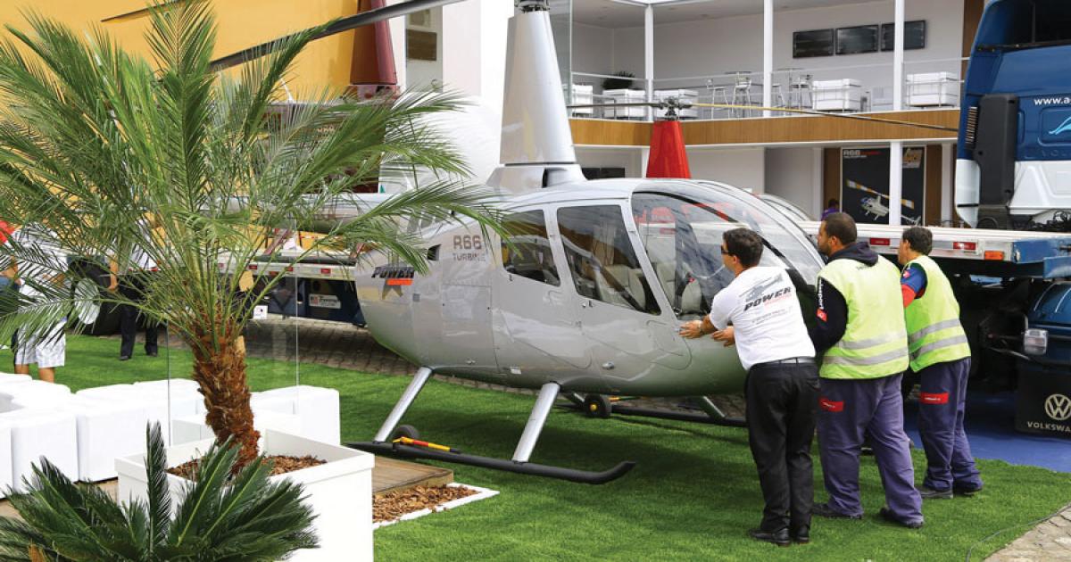 Rising sales of Robinson Helicopters in Brazil by distributors Audi Helicópteros and Power Helicópteros are evidence of the growing popularity of rotorcraft in this part of the world. (Photo: David McIntosh)