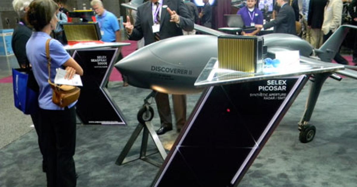 Unmanned Systems Group displayed at the Unmanned Systems 2013 this month in Washington, D.C. (Photo: Bill Carey)