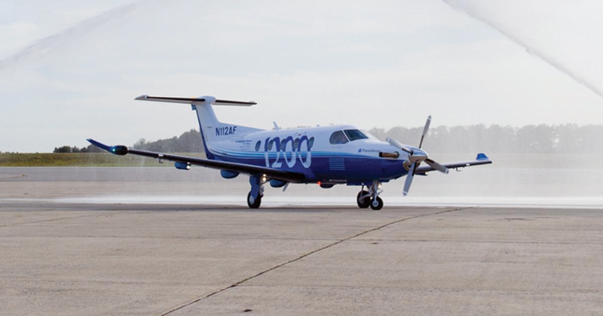 The 1,200th PC-12 delivered became the 49th to join PlaneSense’s fleet since the company’s 1995 founding.