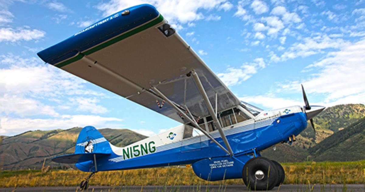 This week at EAA AirVenture Oshkosh, Aviat Aircraft and Aviation Foundation of America introduced a dual fuel, piston-powered aircraft that operates on either compressed natural gas or 100LL avgas.